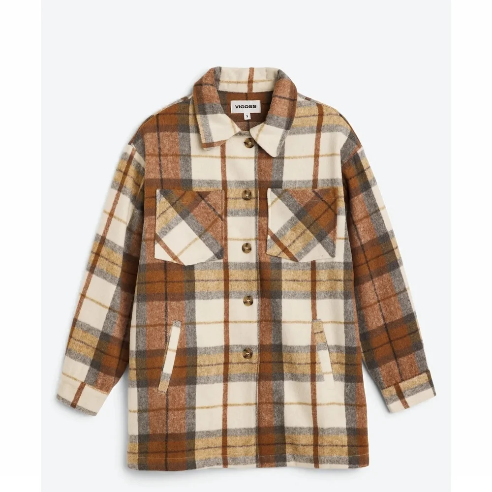 Plaid Button-Up Shacket - Picture 5 of 5